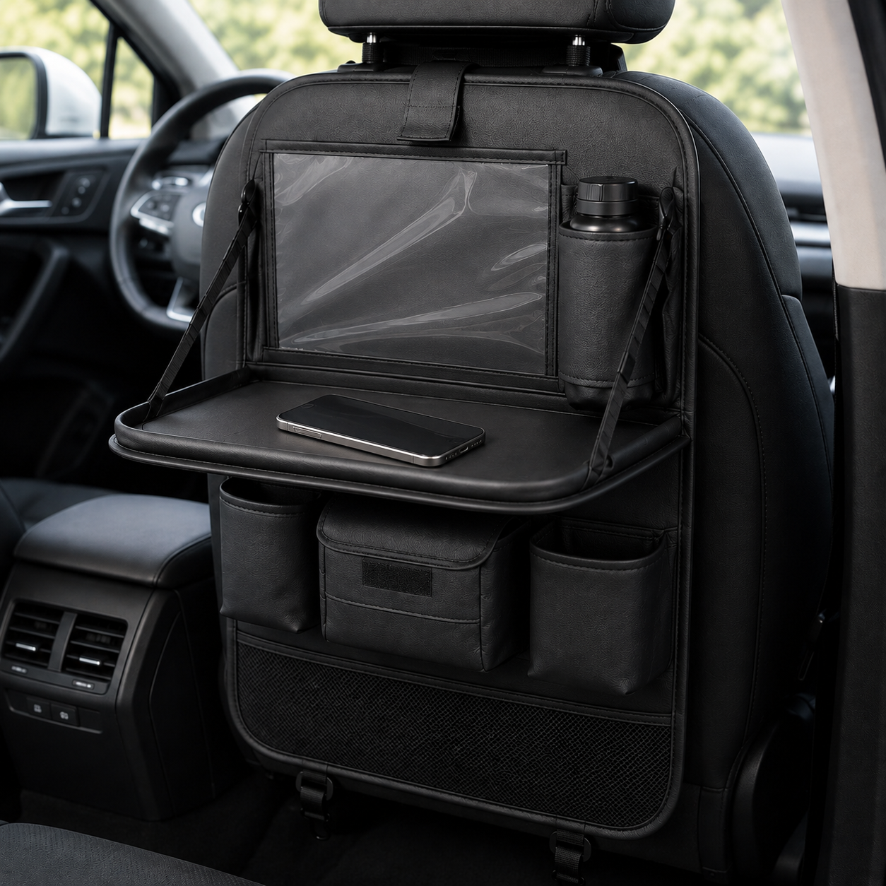 Kit Organizador Asiento Trasero con Mesa Plegable