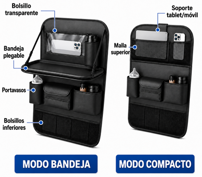 Backseat Organizer with Foldable Table